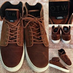 Vans OTW Collection! Distressed leather & Suede